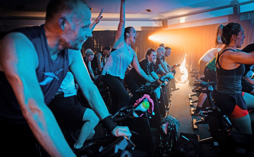 Indoor cycling event Velthoven 