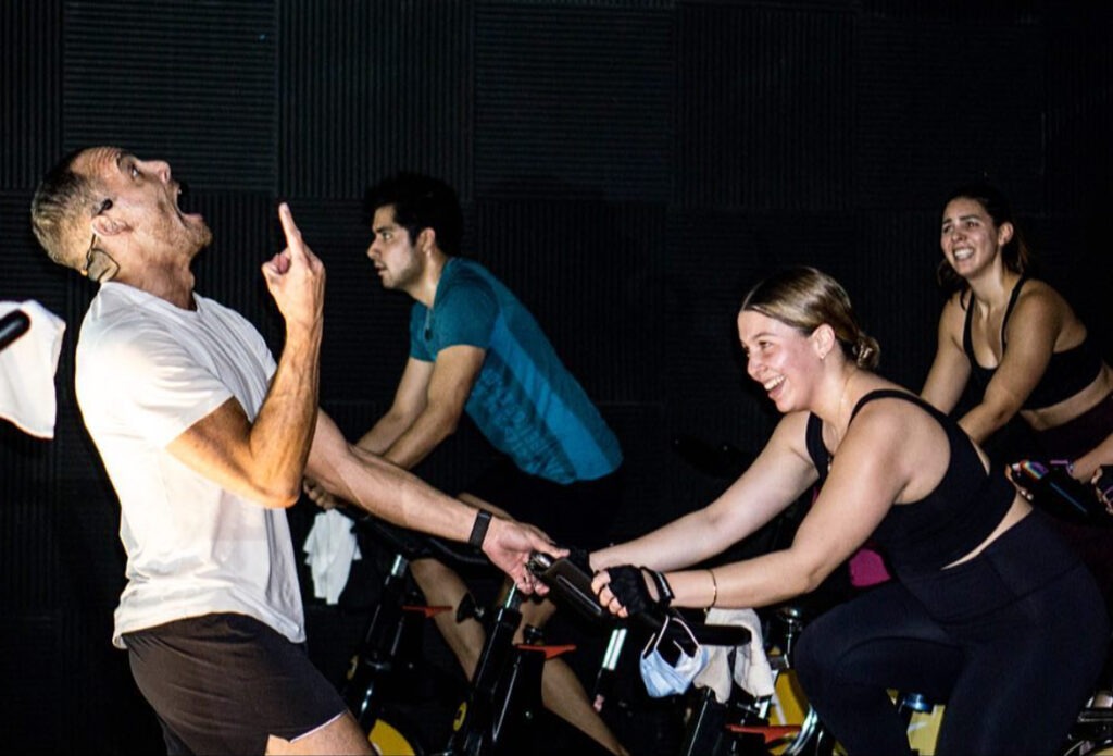 Indoor cycling workout
